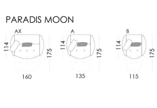 Paradis kokonaismitat