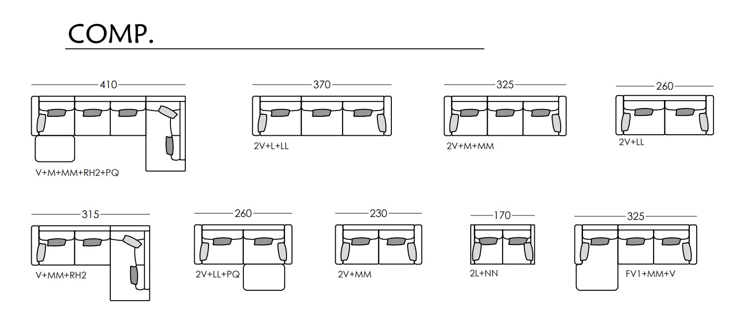 Scala kulmasohva 315 cm leveä - Image 4